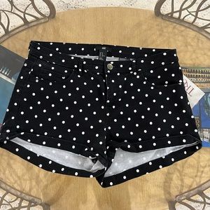 H&M polka dot shorts size 10